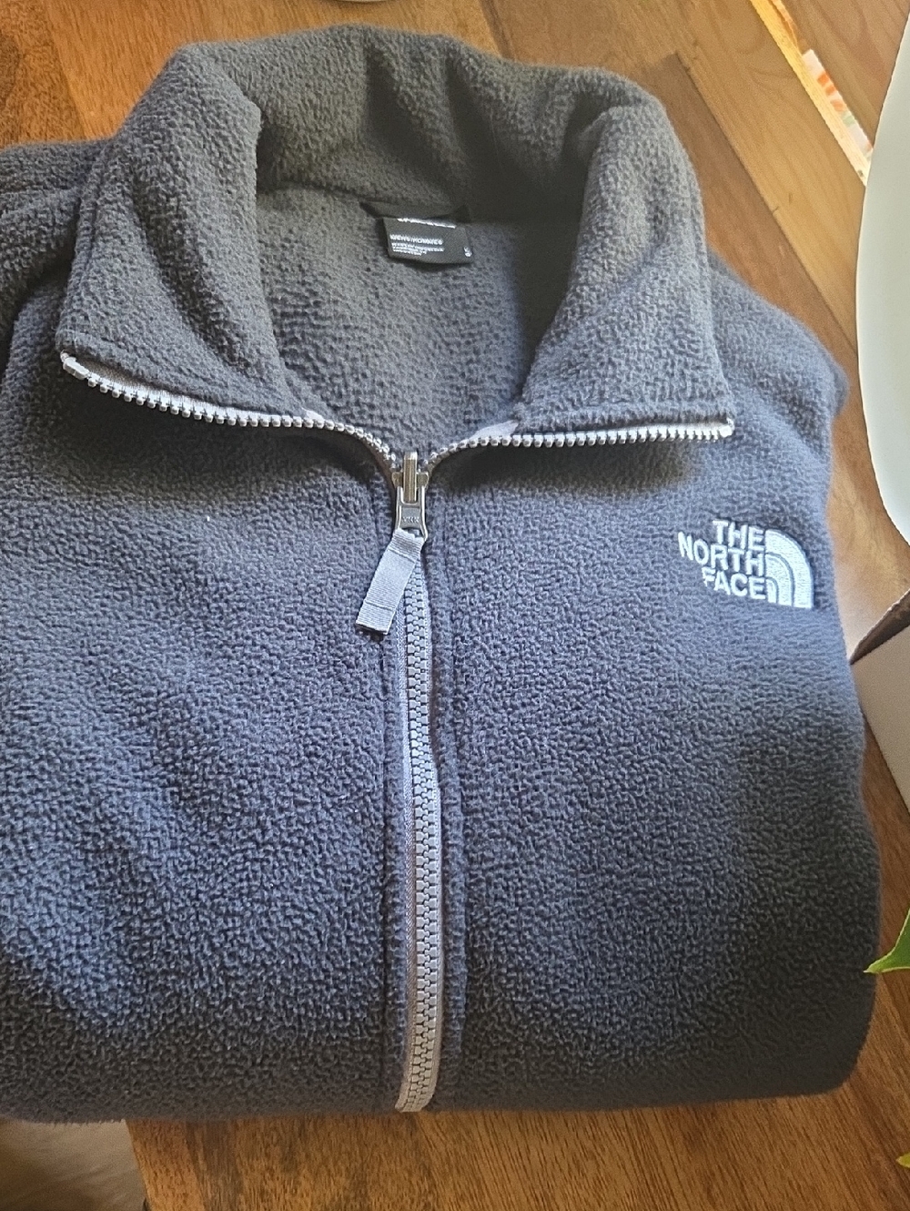 The North Face Men's Charcoal Full-Zip Fleece Jacket